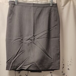 LOFT Charcoal Pencil Skirt